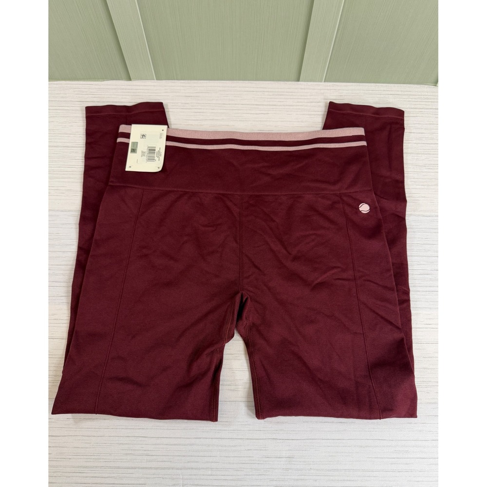Penn Women XL Seamless Leggings Windsor Wine High Waist Athletic PEGF26158 NWT - Picture 5 of 5